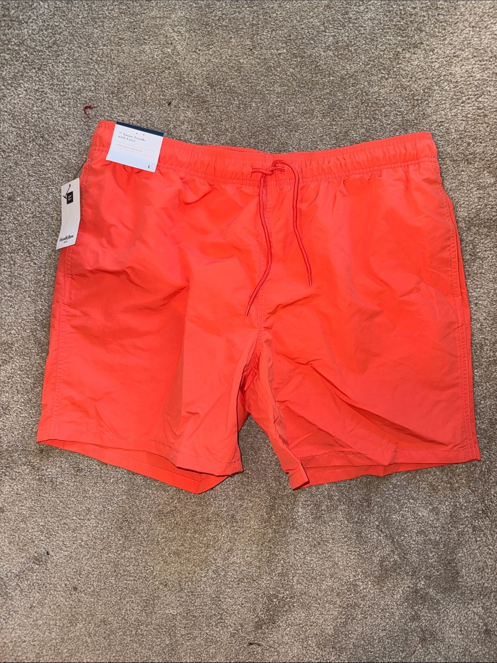 Goodfellow & Co Bright Coral Men's Swim Trunks